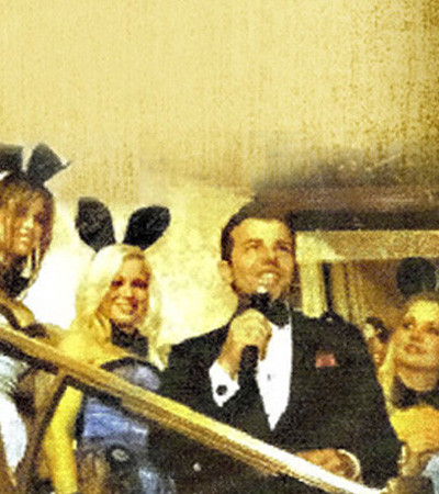 Frank Sinatra Impersonator at Playboy party